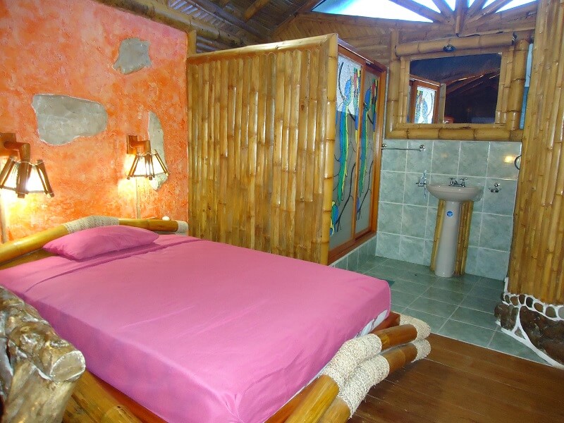 Doppelzimmer in der Hacienda El Dorado, Ecuador