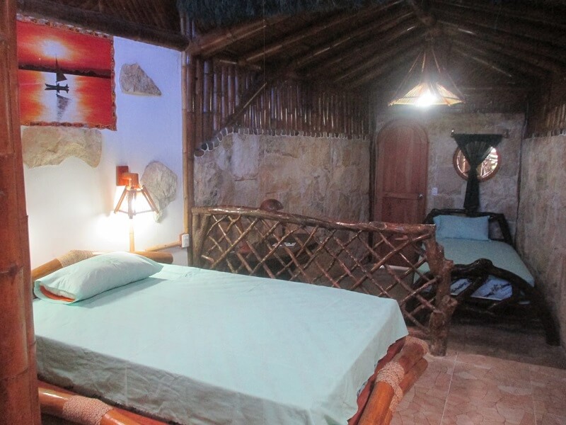 Dreibettzimmer in der Hacienda El Dorado, Ecuador