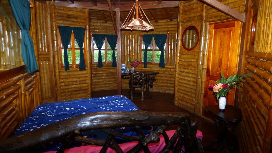 Unteres Doppelzimmer Turm in der Hacienda El Dorado, Ecuador