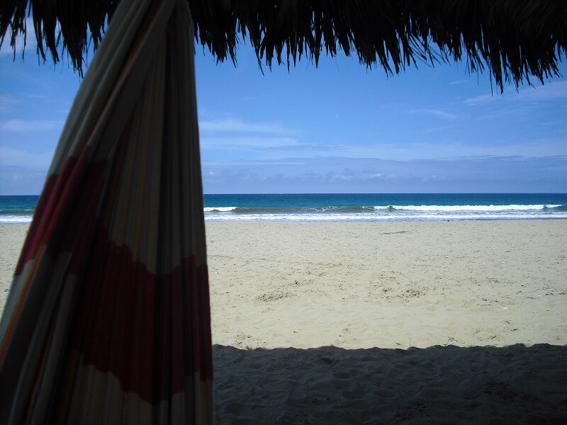 Beach of Puerto Lopez, Ecuador